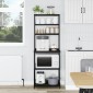 vidaXL Ράφι Κουζίνας 5 επίπεδα 60 x 40 x 168 εκ Επεξεργασμένο Ξύλο