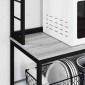 vidaXL Ράφι Κουζίνας 5 επίπεδα 60 x 40 x 168 εκ Επεξεργασμένο Ξύλο