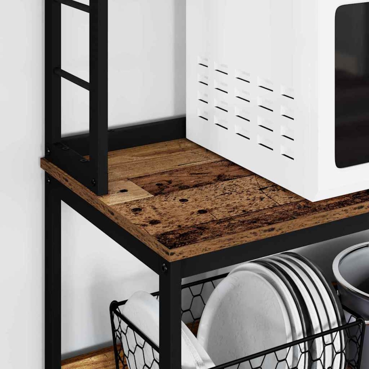 vidaXL Ράφι Κουζίνας 5 επίπεδα 60 x 40 x 168 εκ Επεξεργασμένο Ξύλο