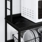vidaXL Ράφι Κουζίνας 5 επίπεδα 80 x 40 x 168 εκ Επεξεργασμένο Ξύλο