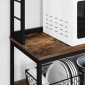 vidaXL Ράφι Κουζίνας 5 επίπεδα 80 x 40 x 168 εκ Επεξεργασμένο Ξύλο