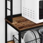 vidaXL Ράφι Κουζίνας 5 επίπεδα 80 x 40 x 168 εκ Επεξεργασμένο Ξύλο