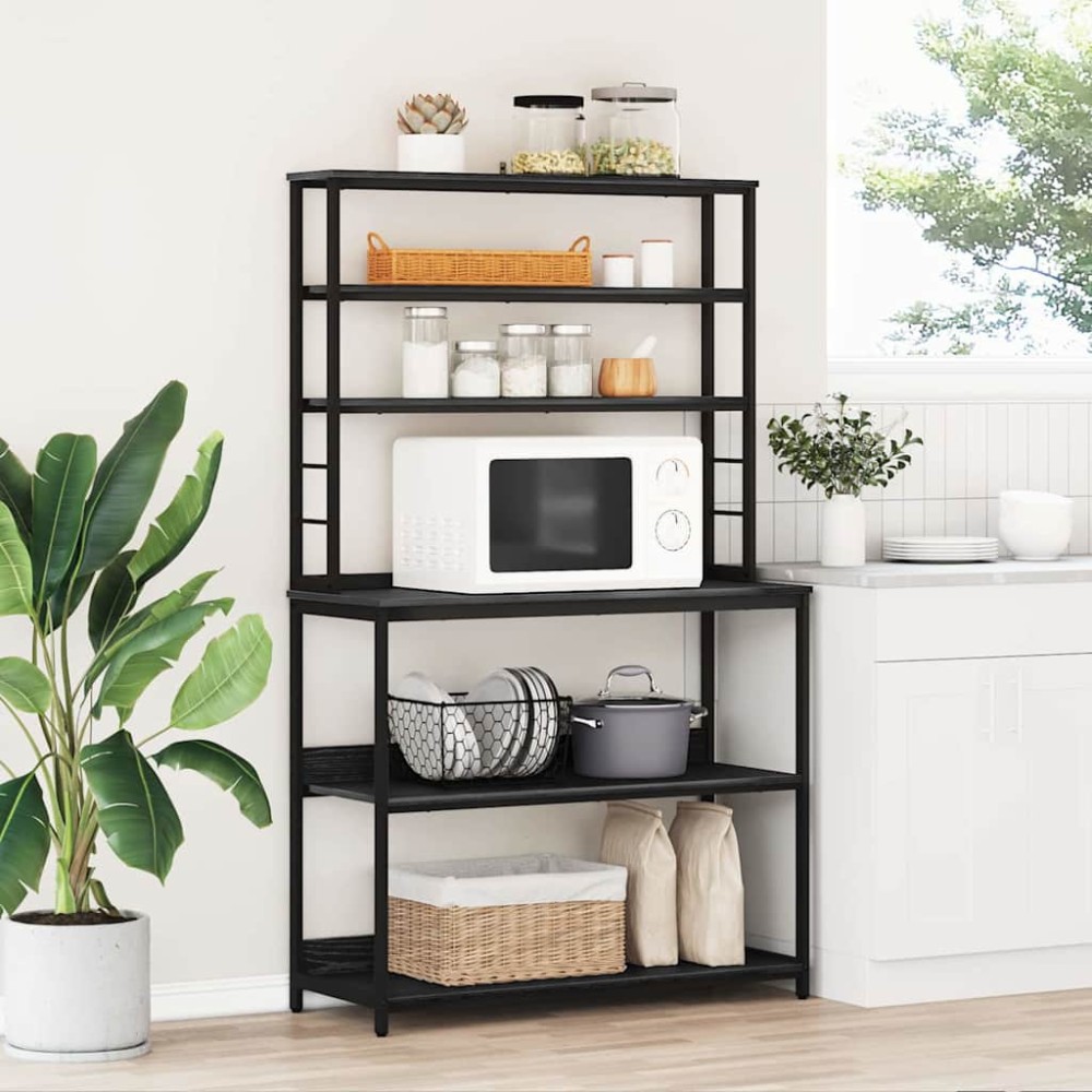 vidaXL Ράφι Κουζίνας 5 επίπεδα 100 x 40 x 168 εκ Επεξεργασμένο Ξύλο
