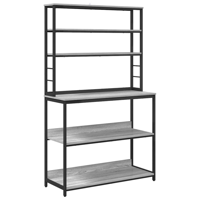 vidaXL Ράφι Κουζίνας 5 επίπεδα 100 x 40 x 168 εκ Επεξεργασμένο Ξύλο