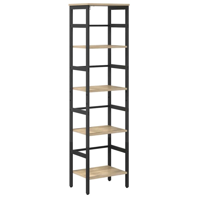 vidaXL Ράφι Βιβλίων 4 επιπέδων 40 x 29,5 x 149 εκ Επεξεργασμένο Ξύλο