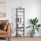 vidaXL Ράφι Βιβλίων 4 επιπέδων 40 x 29,5 x 149 εκ Επεξεργασμένο Ξύλο
