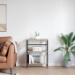 vidaXL Ράφι Βιβλίων 2 επιπέδων 60 x 29,5 x 81 εκ Επεξεργασμένο Ξύλο