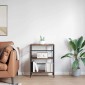 vidaXL Ράφι Βιβλίων 2 επιπέδων 60 x 29,5 x 81 εκ Επεξεργασμένο Ξύλο