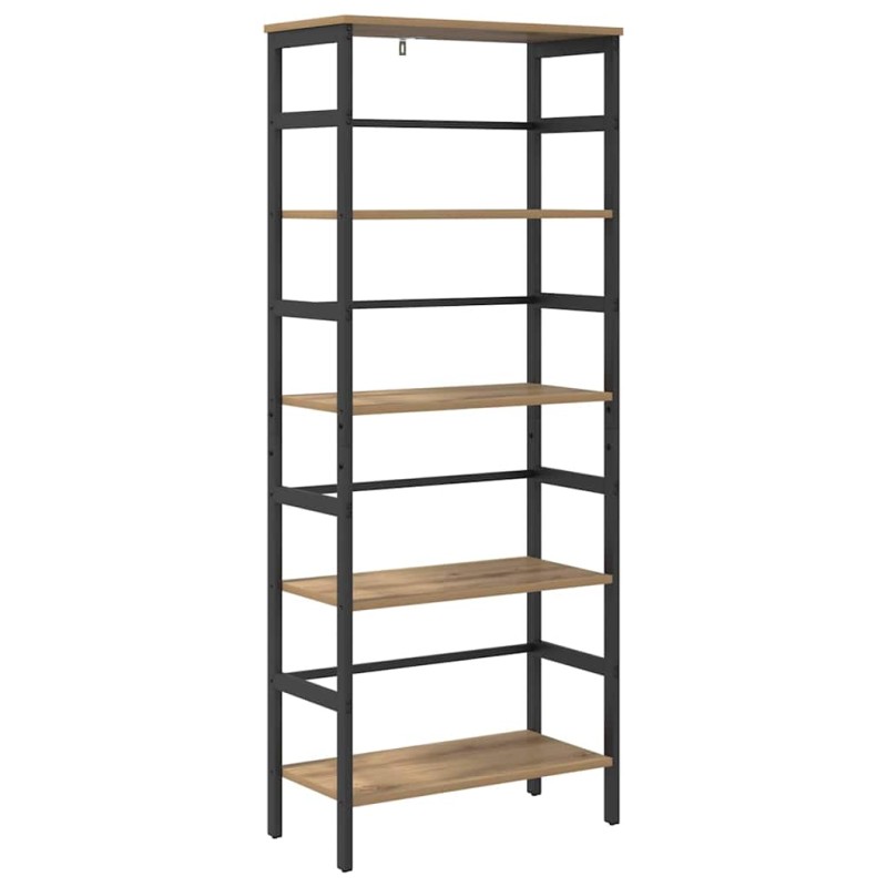 vidaXL Ράφι Βιβλίων 4 επιπέδων 60 x 29,5 x 149 εκ Επεξεργασμένο Ξύλο