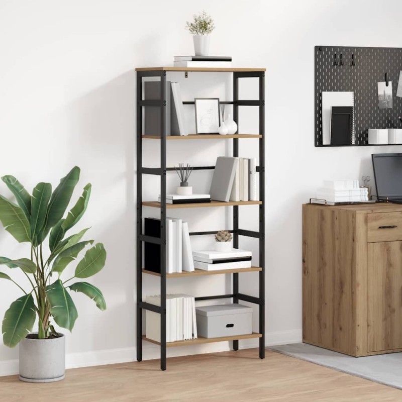 vidaXL Ράφι Βιβλίων 4 επιπέδων 60 x 29,5 x 149 εκ Επεξεργασμένο Ξύλο