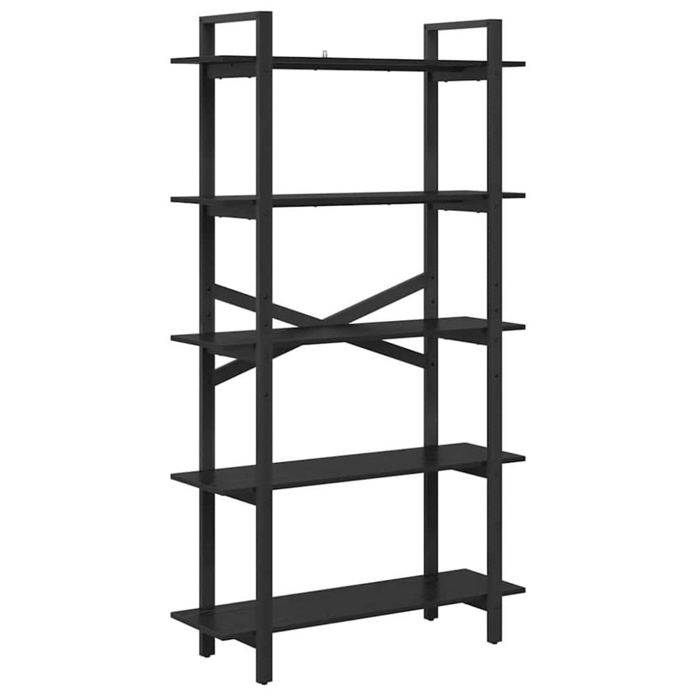 vidaXL Ράφι Βιβλίων 5 επιπέδων 100 x 33,5 x 178 εκ Επεξεργασμένο Ξύλο