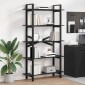 vidaXL Ράφι Βιβλίων 5 επιπέδων 100 x 33,5 x 178 εκ Επεξεργασμένο Ξύλο
