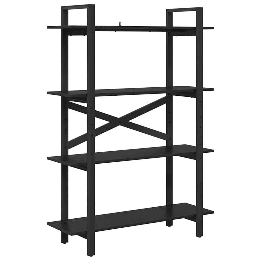 vidaXL Ράφι Βιβλίων 4 επιπέδων 100 x 33,5 x 140 εκ Επεξεργασμένο Ξύλο