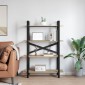 vidaXL Ράφι Βιβλίων 4 επιπέδων 100 x 33,5 x 140 εκ Επεξεργασμένο Ξύλο