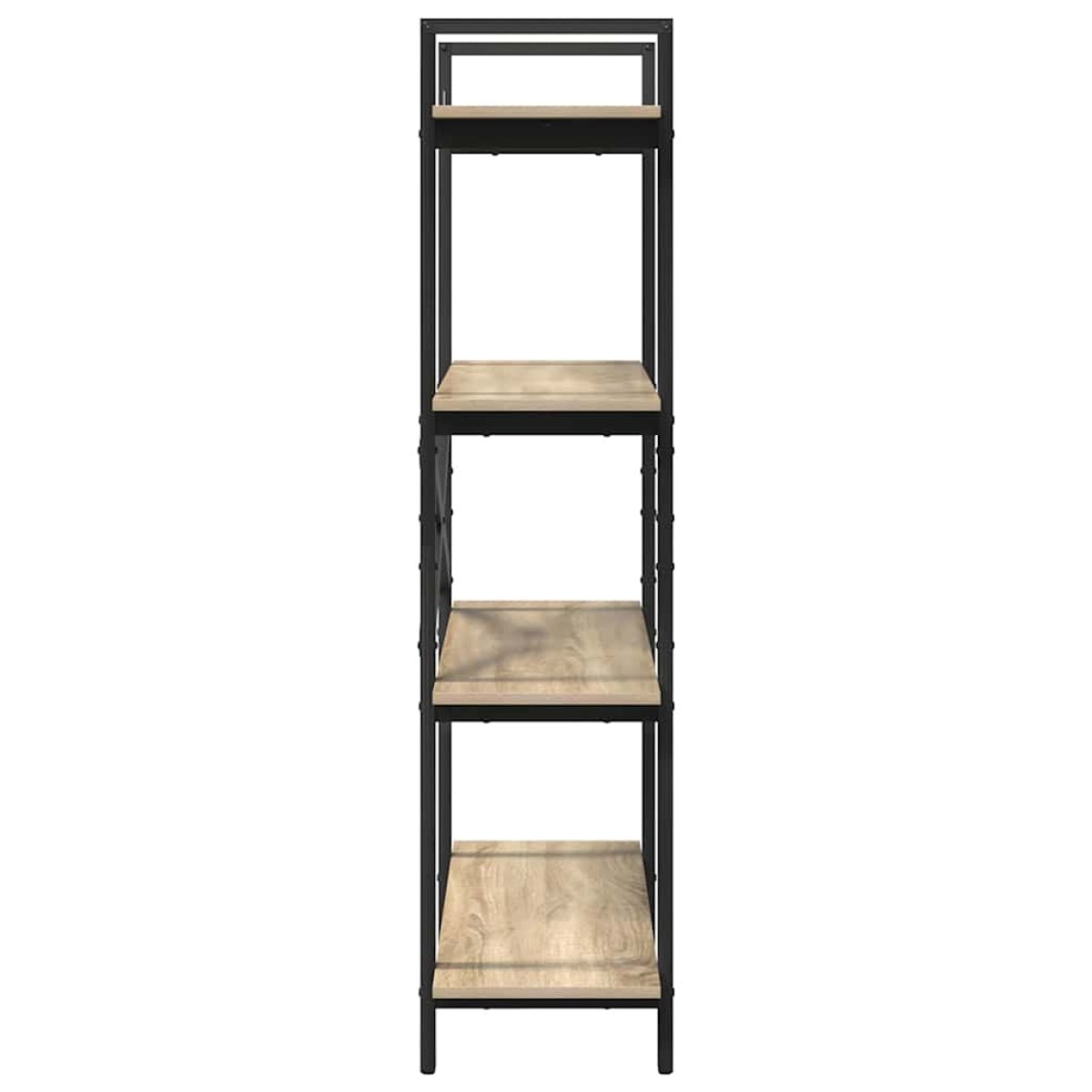 vidaXL Ράφι Βιβλίων 4 επιπέδων 100 x 33,5 x 140 εκ Επεξεργασμένο Ξύλο