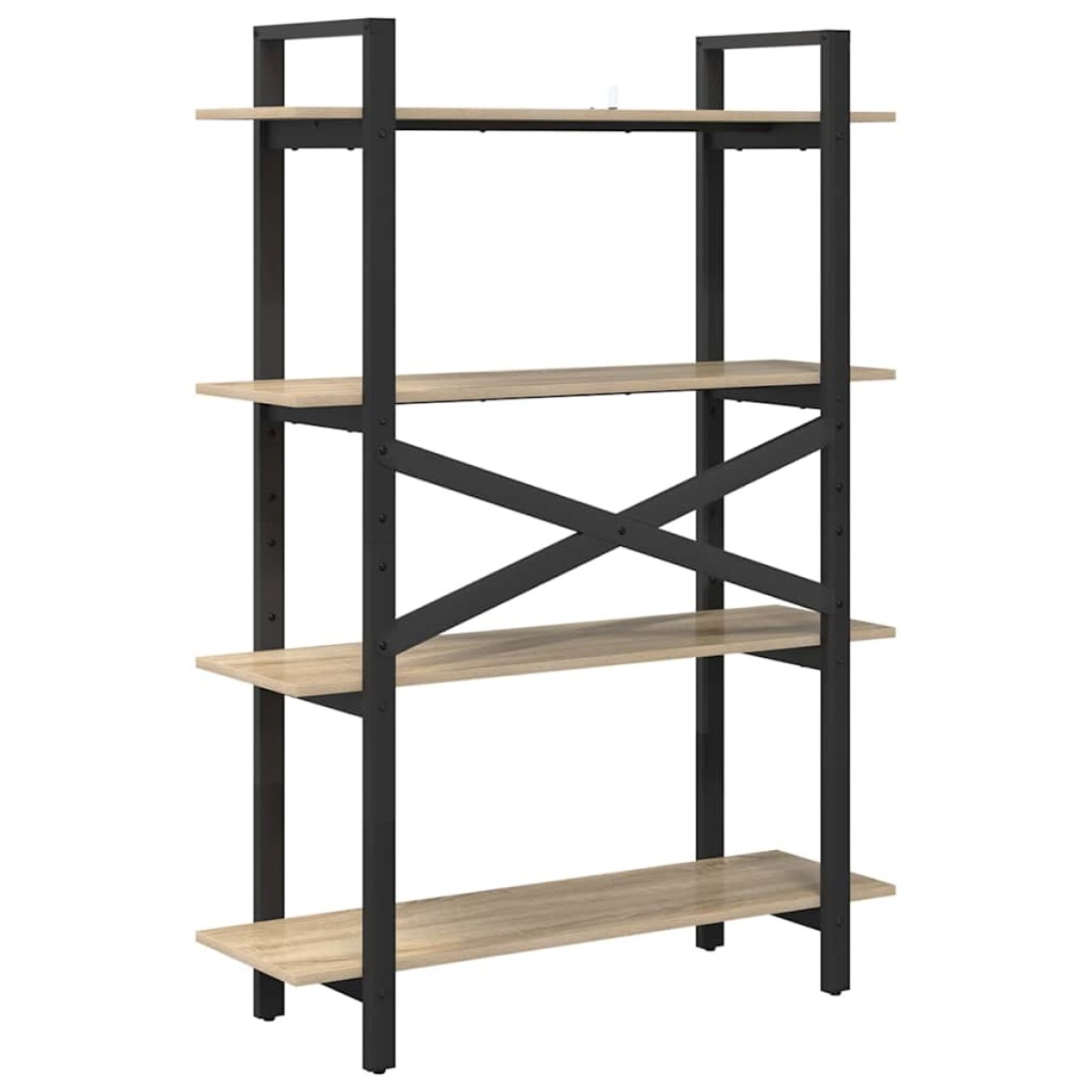 vidaXL Ράφι Βιβλίων 4 επιπέδων 100 x 33,5 x 140 εκ Επεξεργασμένο Ξύλο