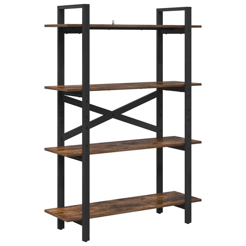 vidaXL Ράφι Βιβλίων 4 επιπέδων 100 x 33,5 x 140 εκ Επεξεργασμένο Ξύλο