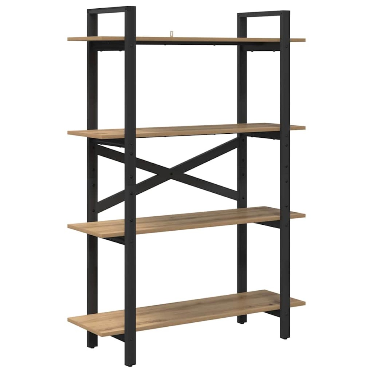 vidaXL Ράφι Βιβλίων 4 επιπέδων 100 x 33,5 x 140 εκ Επεξεργασμένο Ξύλο