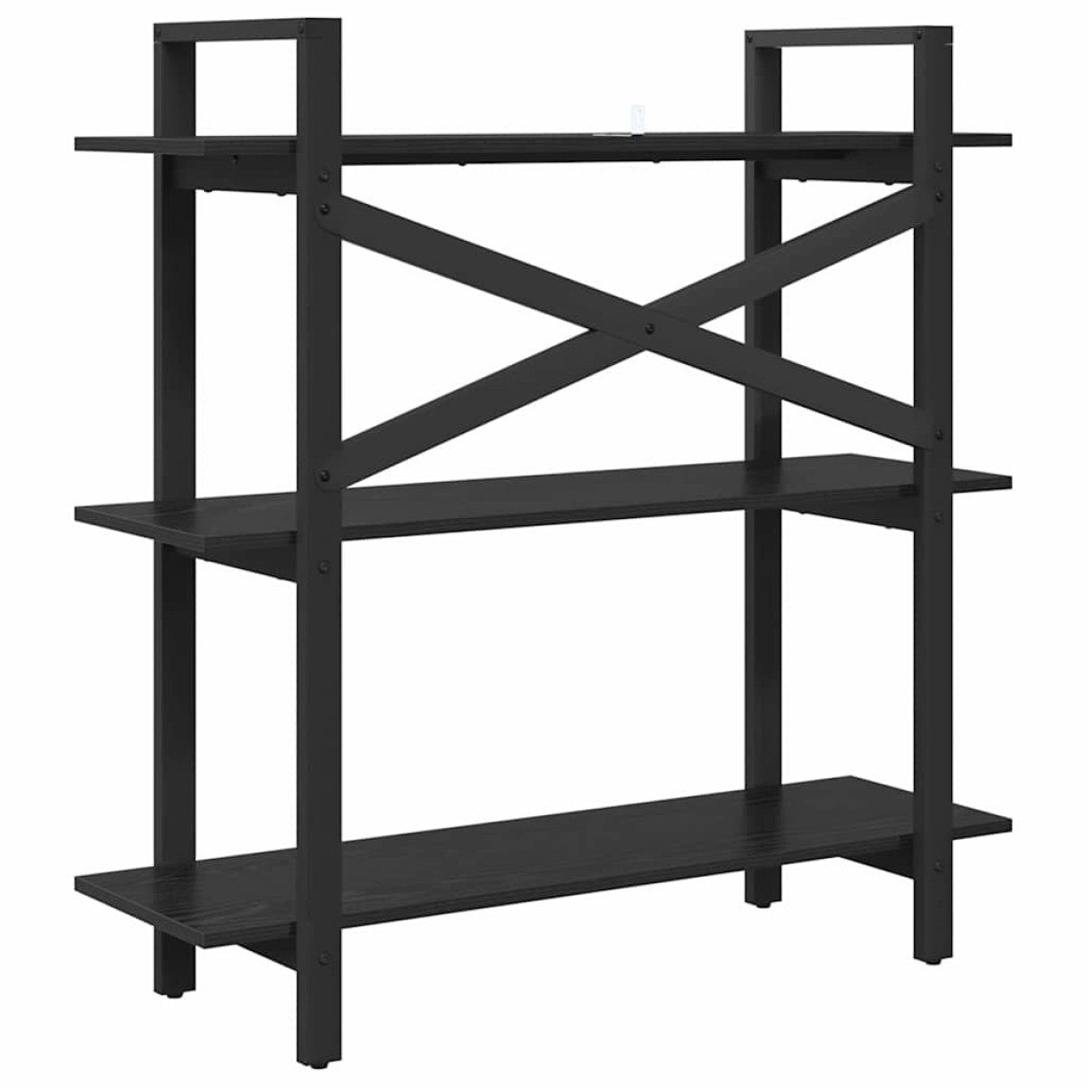 vidaXL Ράφι Βιβλίων 3 επιπέδων 100 x 33,5 x 102 εκ Επεξεργασμένο Ξύλο