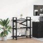 vidaXL Ράφι Βιβλίων 3 επιπέδων 100 x 33,5 x 102 εκ Επεξεργασμένο Ξύλο