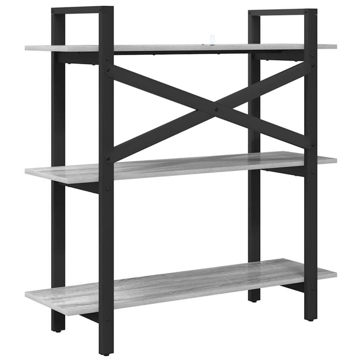 vidaXL Ράφι Βιβλίων 3 επιπέδων 100 x 33,5 x 102 εκ Επεξεργασμένο Ξύλο