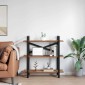 vidaXL Ράφι Βιβλίων 3 επιπέδων 100 x 33,5 x 102 εκ Επεξεργασμένο Ξύλο
