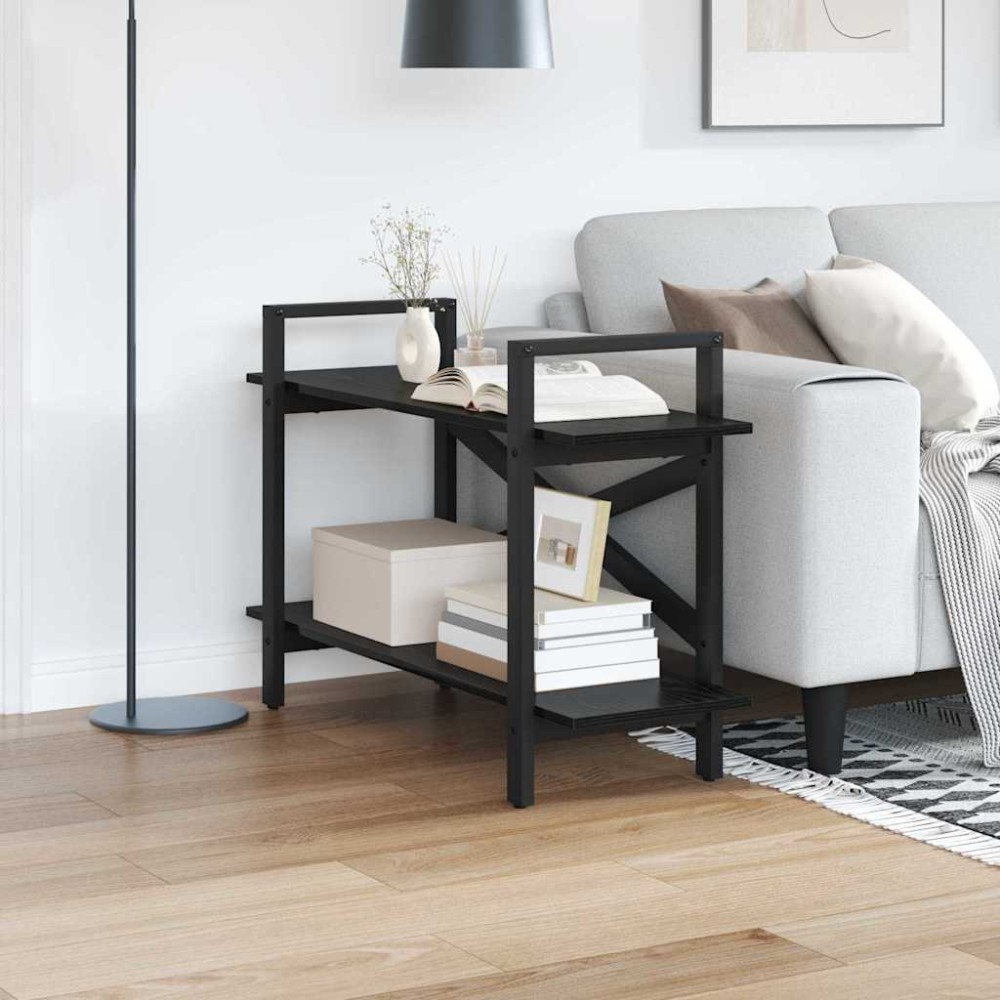 vidaXL Ράφι Βιβλίων 2 επιπέδων 100 x 33,5 x 64 εκ Επεξεργασμένο Ξύλο