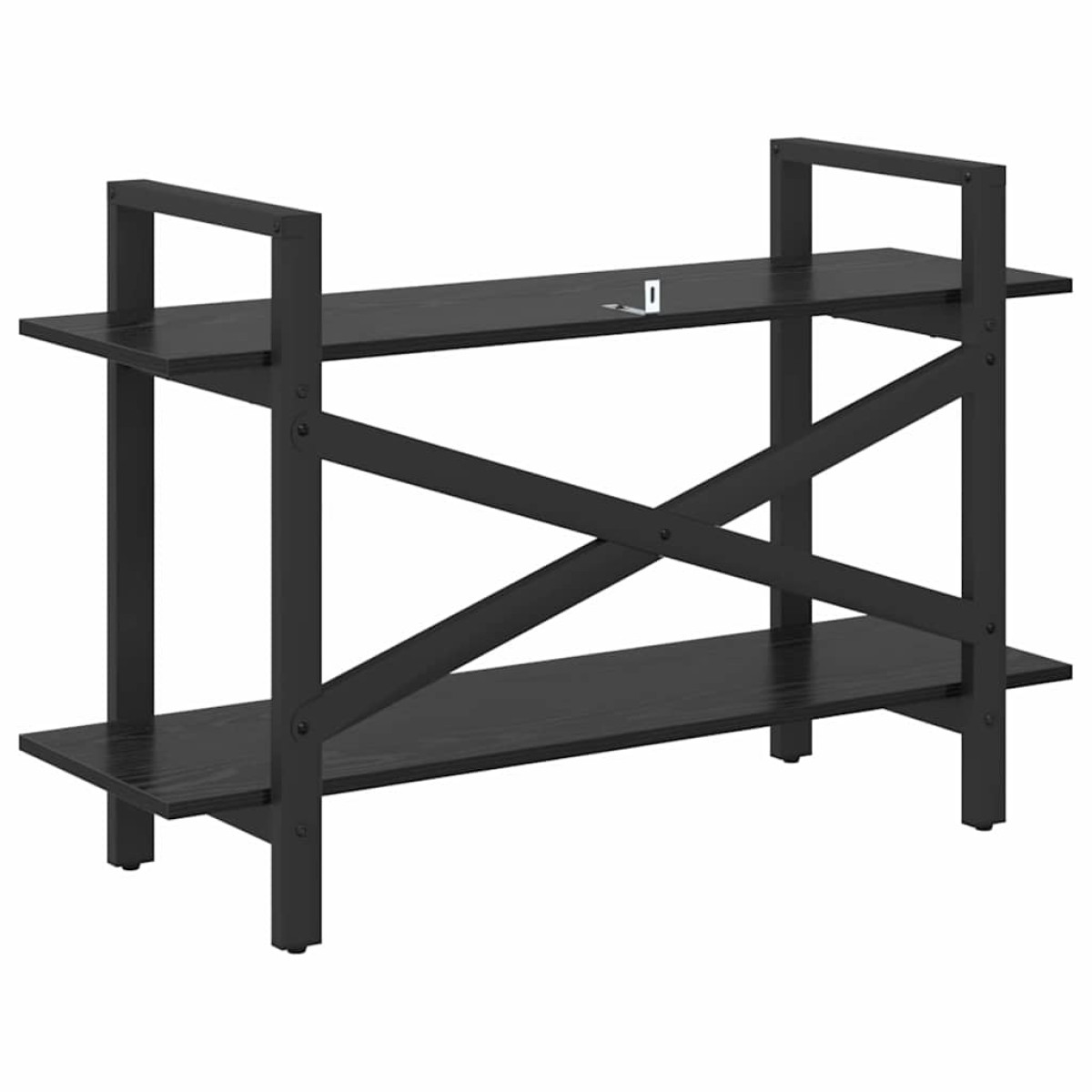 vidaXL Ράφι Βιβλίων 2 επιπέδων 100 x 33,5 x 64 εκ Επεξεργασμένο Ξύλο