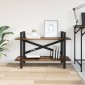 vidaXL Ράφι Βιβλίων 2 επιπέδων 100 x 33,5 x 64 εκ Επεξεργασμένο Ξύλο