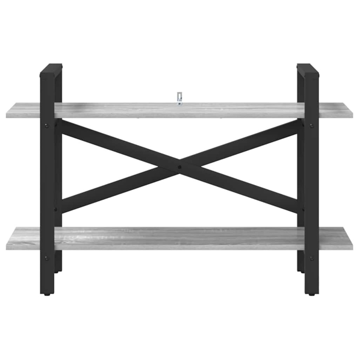 vidaXL Ράφι Βιβλίων 2 επιπέδων 100 x 33,5 x 64 εκ Επεξεργασμένο Ξύλο