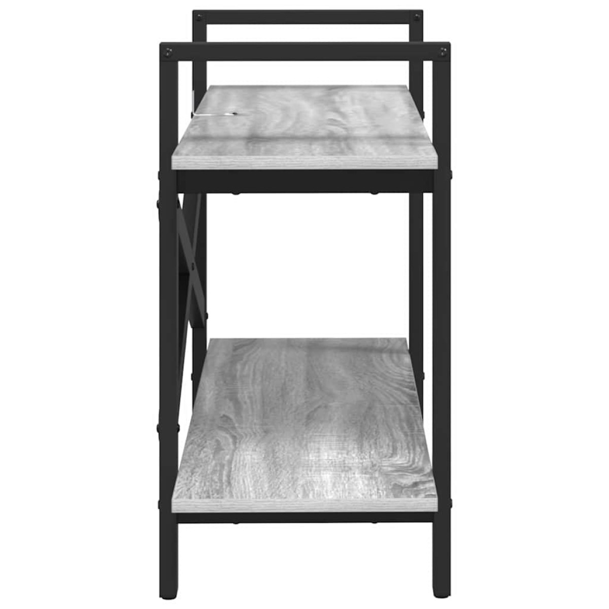 vidaXL Ράφι Βιβλίων 2 επιπέδων 100 x 33,5 x 64 εκ Επεξεργασμένο Ξύλο