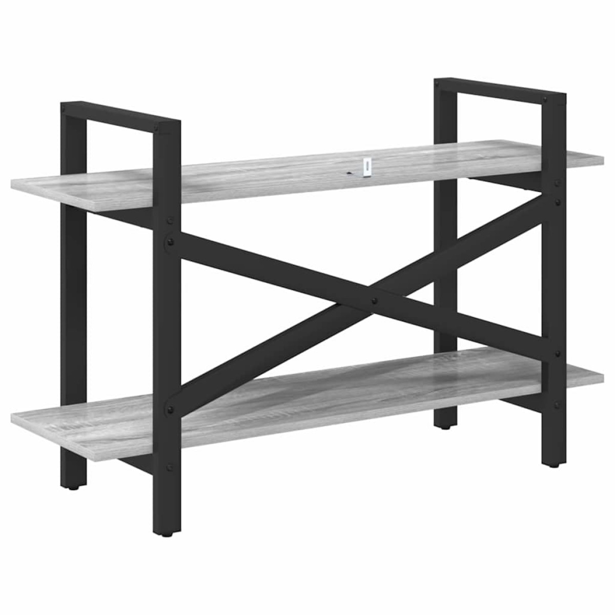 vidaXL Ράφι Βιβλίων 2 επιπέδων 100 x 33,5 x 64 εκ Επεξεργασμένο Ξύλο