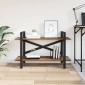 vidaXL Ράφι Βιβλίων 2 επιπέδων 100 x 33,5 x 64 εκ Επεξεργασμένο Ξύλο