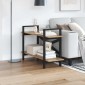 vidaXL Ράφι Βιβλίων 2 επιπέδων 100 x 33,5 x 64 εκ Επεξεργασμένο Ξύλο