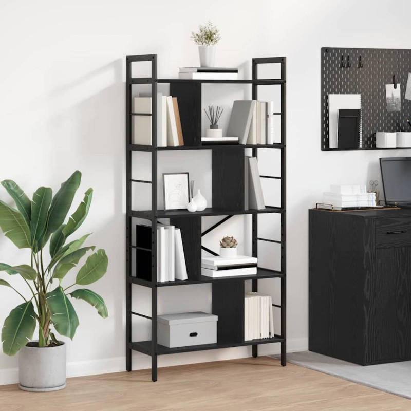 vidaXL Ράφι Βιβλίων 9 επιπέδων 75 x 30 x 156 εκ. Επεξεργασμένο Ξύλο