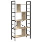 vidaXL Ράφι Βιβλίων 9 επιπέδων 75 x 30 x 156 εκ. Επεξεργασμένο Ξύλο