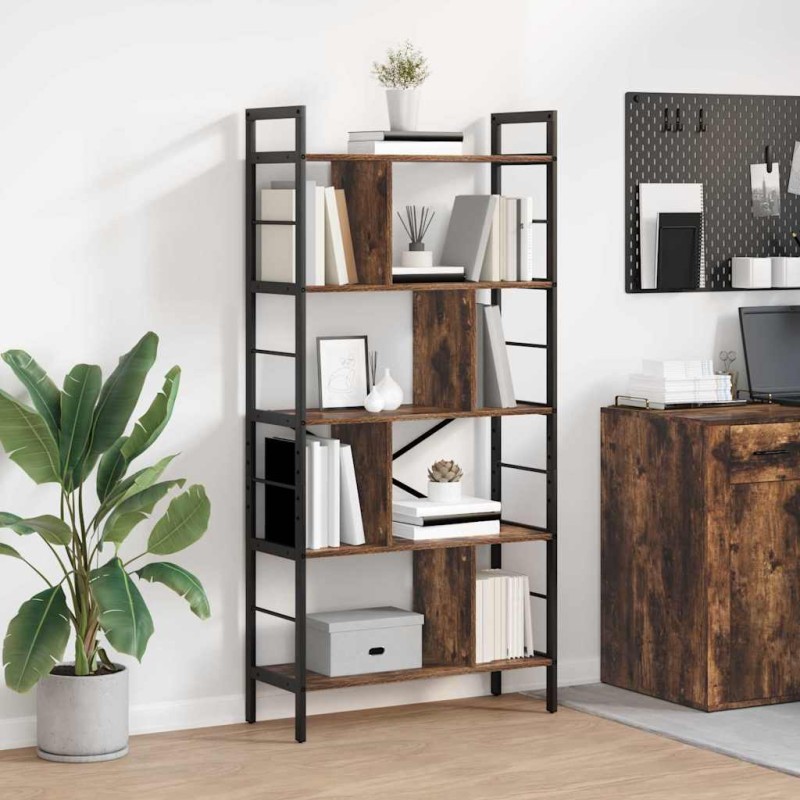 vidaXL Ράφι Βιβλίων 9 επιπέδων 75 x 30 x 156 εκ. Επεξεργασμένο Ξύλο