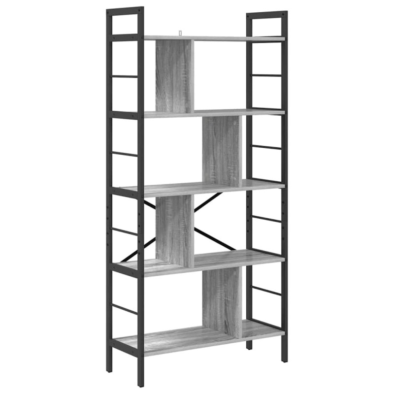 vidaXL Ράφι Βιβλίων 9 επιπέδων 75 x 30 x 156 εκ. Επεξεργασμένο Ξύλο