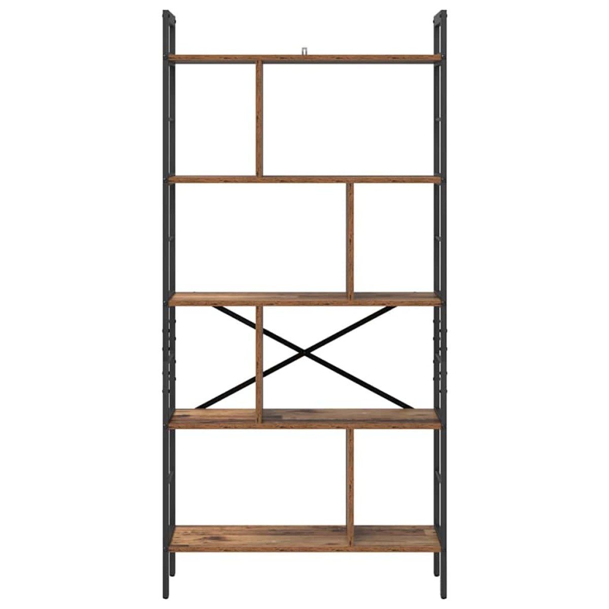 vidaXL Ράφι Βιβλίων 9 επιπέδων 75 x 30 x 156 εκ. Επεξεργασμένο Ξύλο
