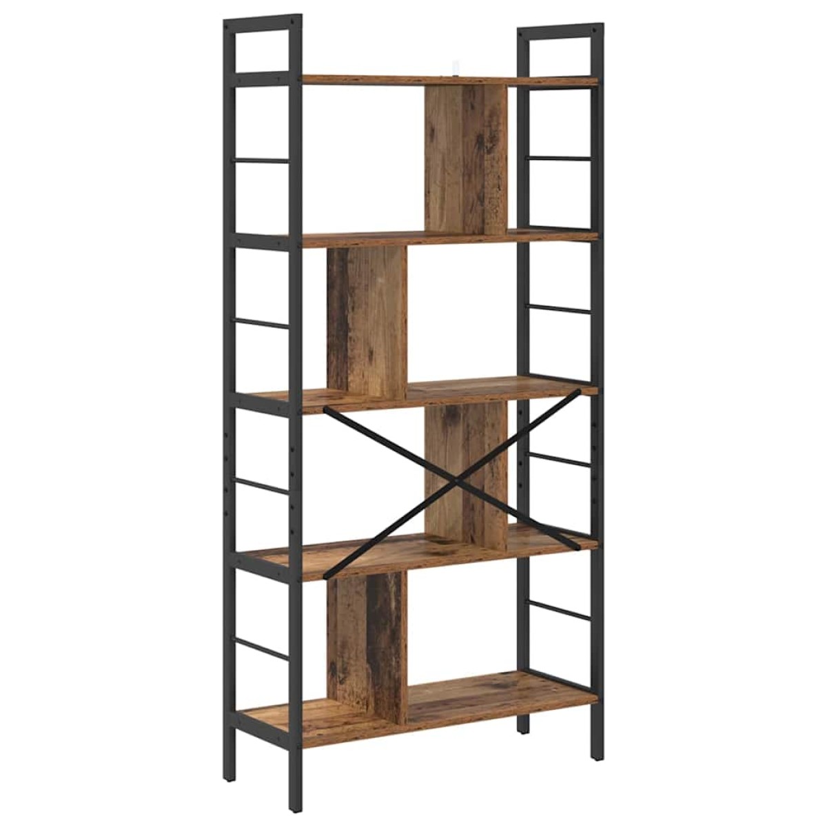 vidaXL Ράφι Βιβλίων 9 επιπέδων 75 x 30 x 156 εκ. Επεξεργασμένο Ξύλο