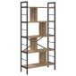 vidaXL Ράφι Βιβλίων 9 επιπέδων 75 x 30 x 156 εκ. Επεξεργασμένο Ξύλο