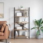 vidaXL Ράφι Βιβλίων 9 επιπέδων 75 x 30 x 156 εκ. Επεξεργασμένο Ξύλο