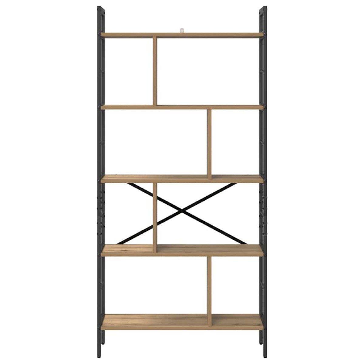 vidaXL Ράφι Βιβλίων 9 επιπέδων 75 x 30 x 156 εκ. Επεξεργασμένο Ξύλο