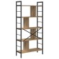vidaXL Ράφι Βιβλίων 9 επιπέδων 75 x 30 x 156 εκ. Επεξεργασμένο Ξύλο
