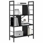 vidaXL Ράφι Βιβλίων 7 επιπέδων 75 x 30 x 123,5 εκ. Επεξεργασμένο Ξύλο