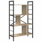 vidaXL Ράφι Βιβλίων 7 επιπέδων 75 x 30 x 123,5 εκ. Επεξεργασμένο Ξύλο