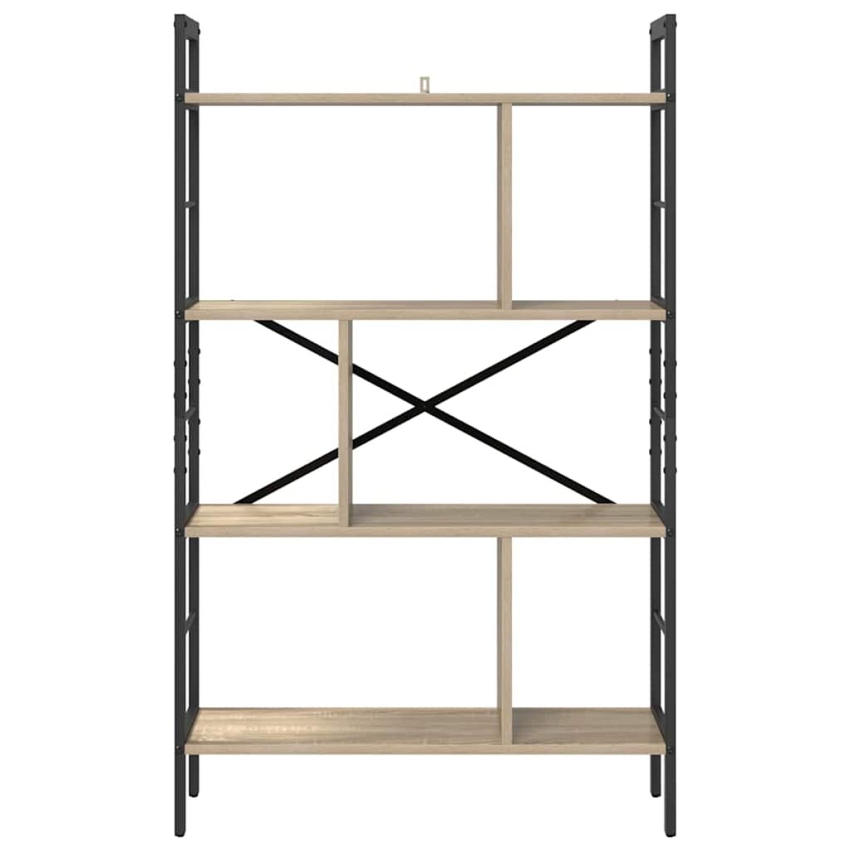vidaXL Ράφι Βιβλίων 7 επιπέδων 75 x 30 x 123,5 εκ. Επεξεργασμένο Ξύλο
