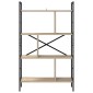 vidaXL Ράφι Βιβλίων 7 επιπέδων 75 x 30 x 123,5 εκ. Επεξεργασμένο Ξύλο