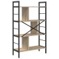 vidaXL Ράφι Βιβλίων 7 επιπέδων 75 x 30 x 123,5 εκ. Επεξεργασμένο Ξύλο
