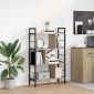vidaXL Ράφι Βιβλίων 7 επιπέδων 75 x 30 x 123,5 εκ. Επεξεργασμένο Ξύλο